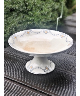 Antique cake stand, Longwy,...
